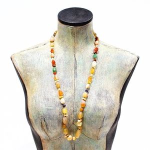 VTG 70's Natural Stone Necklace
